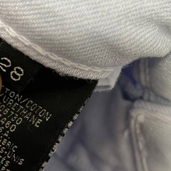 Vince Lilac Pale Purple Blue Ankle Cotton Blend Skinny Jeans Women's Size 28 - Picture 9 of 11